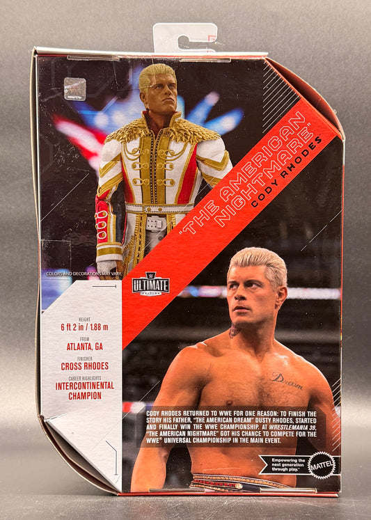 Cody Rhodes The American Nightmare WWE: Ultimate Edition Action Figure Mattel 2024