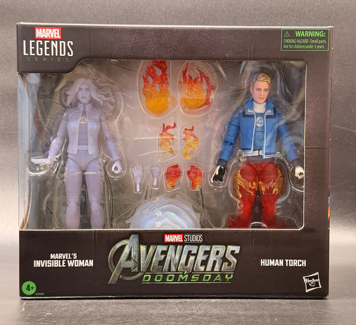 Invisible Woman & Human Torch Avengers: Doomsday Marvel Legends Action Figure Set Hasbro 2026