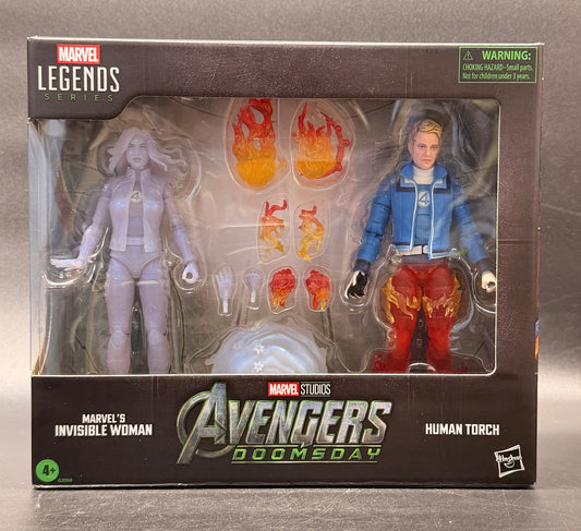 Invisible Woman & Human Torch Avengers: Doomsday Marvel Legends Action Figure Set Hasbro 2026