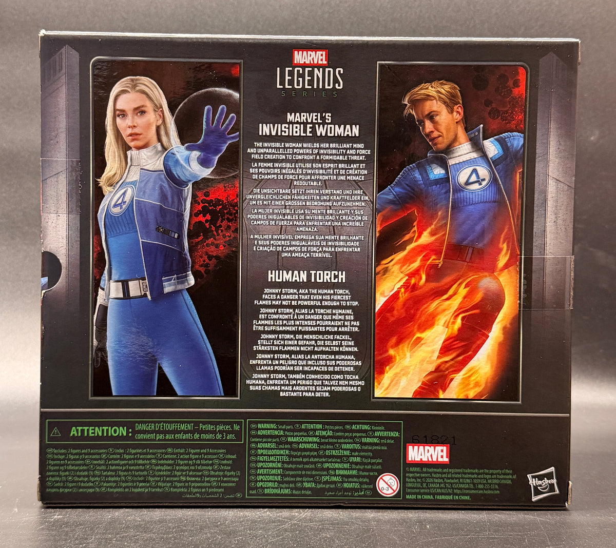 Invisible Woman & Human Torch Avengers: Doomsday Marvel Legends Action Figure Set Hasbro 2026
