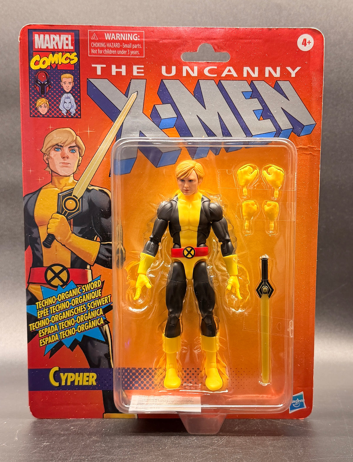 Cypher X-Men: Retro Marvel Legends Target Exclusive Action Figure Hasbro 2026