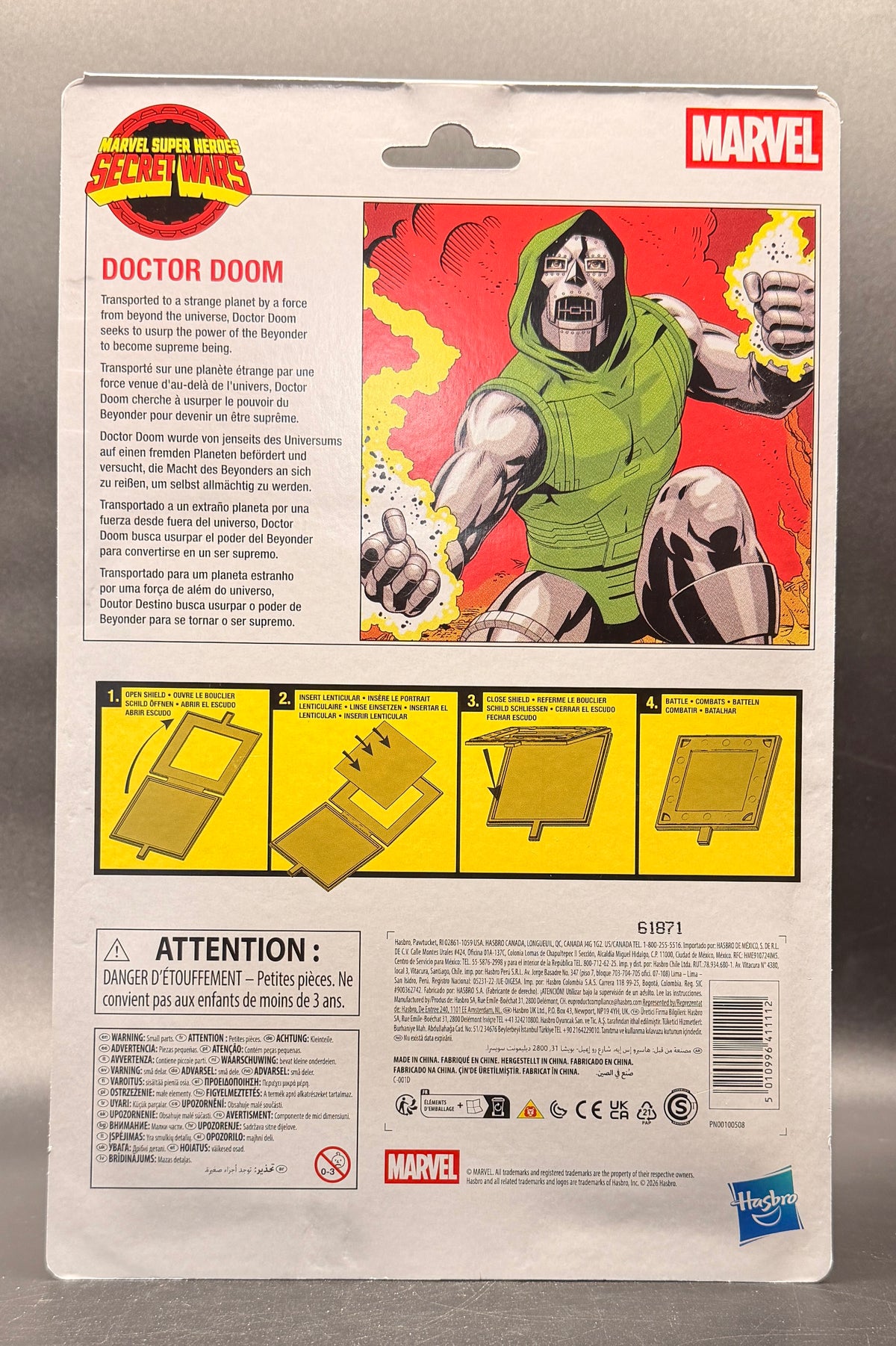 Doctor Doom Secret Wars Marvel Legends Action Figure Hasbro 2026