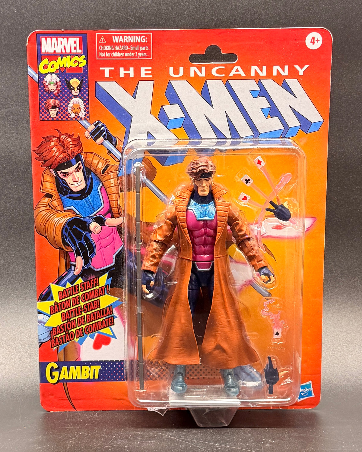 Gambit (Bubble Cracked) Uncanny X-Men: Retro Series Action Figure Hasbro 2020