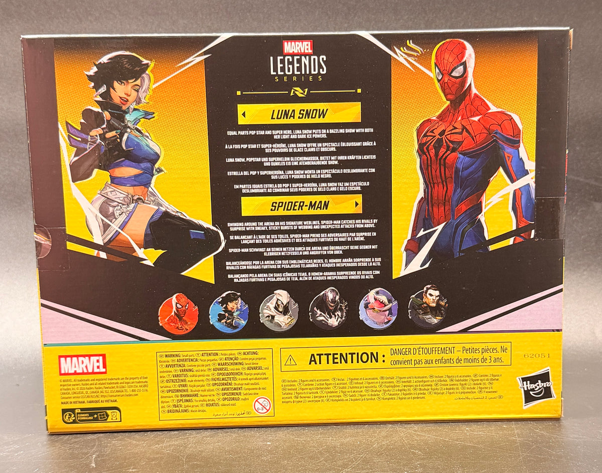 Spider-Man and Luna Snow Marvel Rivals Marvel Legends Action Figure Set Hasbro 2026
