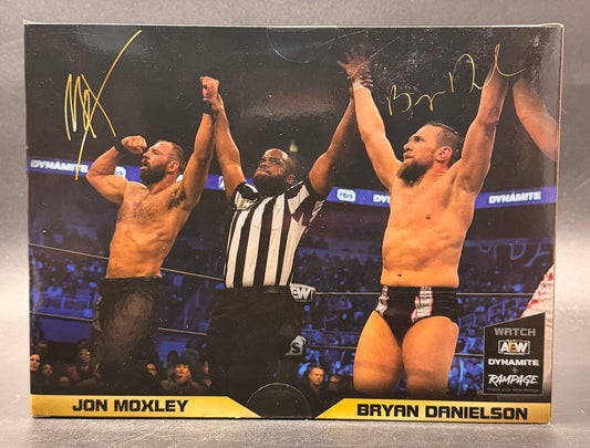 Jon Moxley and Bryan Danielson AEW: Unrivaled Collection Tag Team Pack Action Figure Set Jazwares 2022
