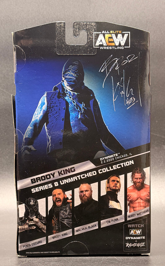 Brody King #65 AEW Unmatched Collection Series 8 Chase Action Figure Jazwares 2024