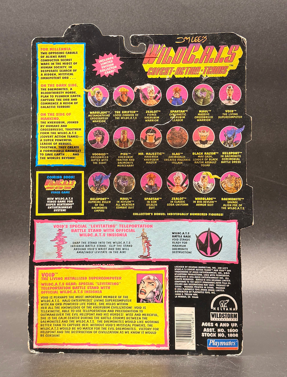 Void WildC.A.T.S Action Figure Playmates 1995