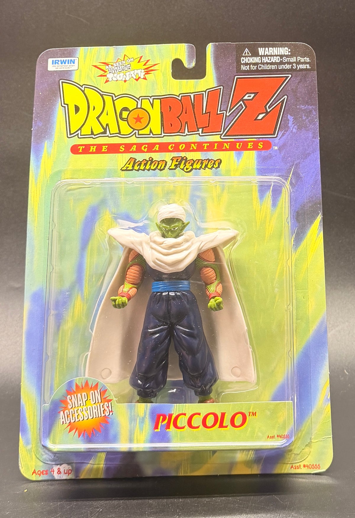 Piccolo Dragon Ball Z The Saga Continues Series 1 Action Figure Irwin Toys 1999
