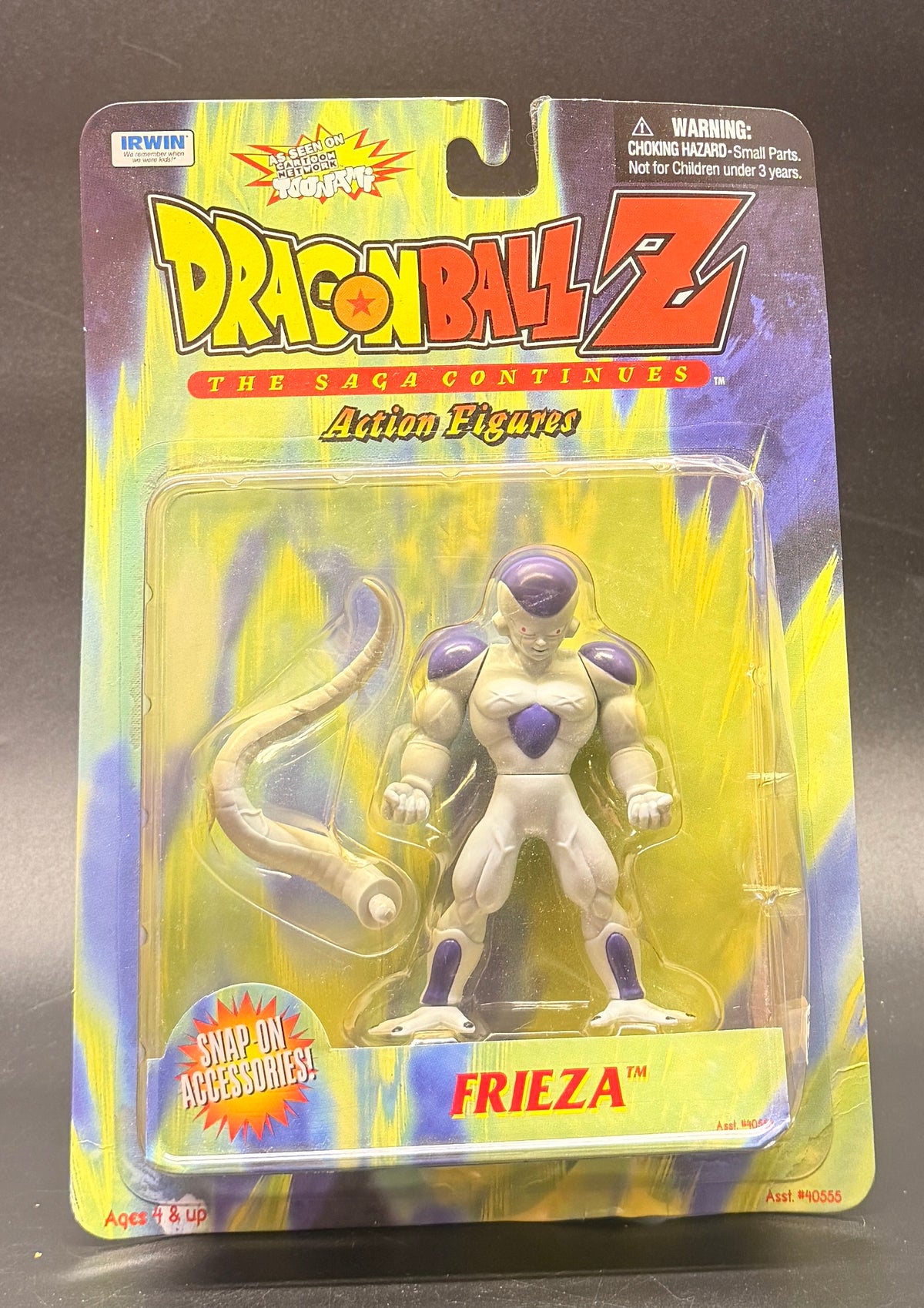 Frieza Dragon Ball Z The Saga Continues Series 1 Action Figure Irwin Toys 1999