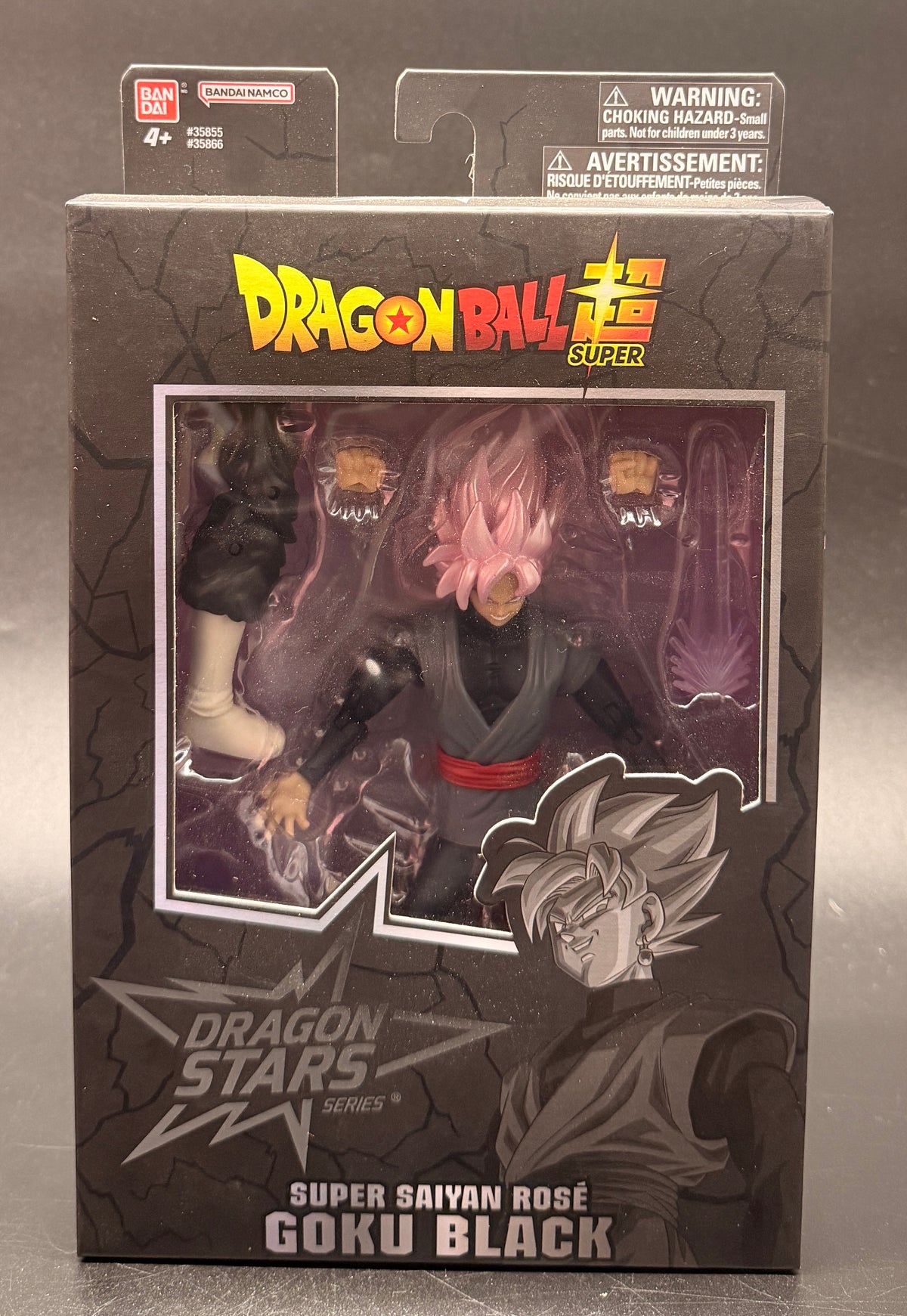 Super Saiyan Rosé Goku Black Dragon Ball Super Dragon Stars Action Figure Bandai 2023