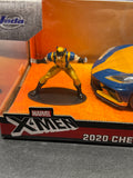 Wolverine Marvel X-Men 2020 Corvette C8 Diecast Car with Figure Jada Toys