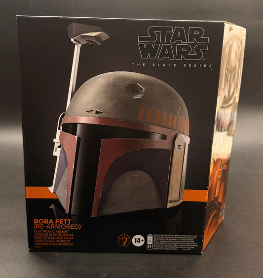 Boba Fett (Re-Armored) Black Series The Mandalorian Hasbro Star Wars Electronic Cosplay Helmet