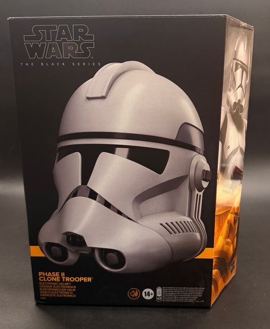 Phase 2 Clone Trooper Black Series Hasbro Star Wars Electronic Cosplay Helmet
