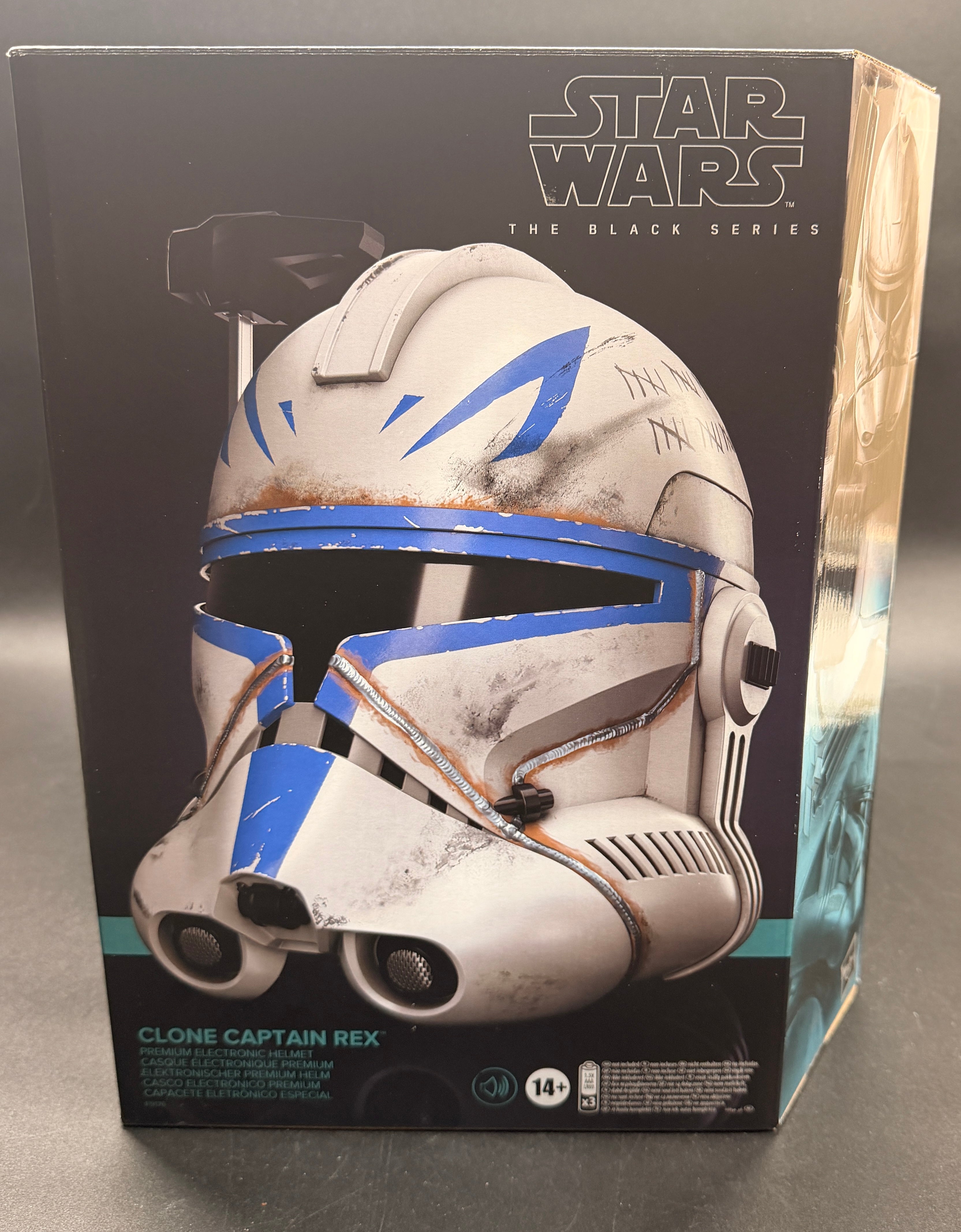 Clone Captain Rex Black Series Hasbro Star Wars Electronic Cosplay Helmet