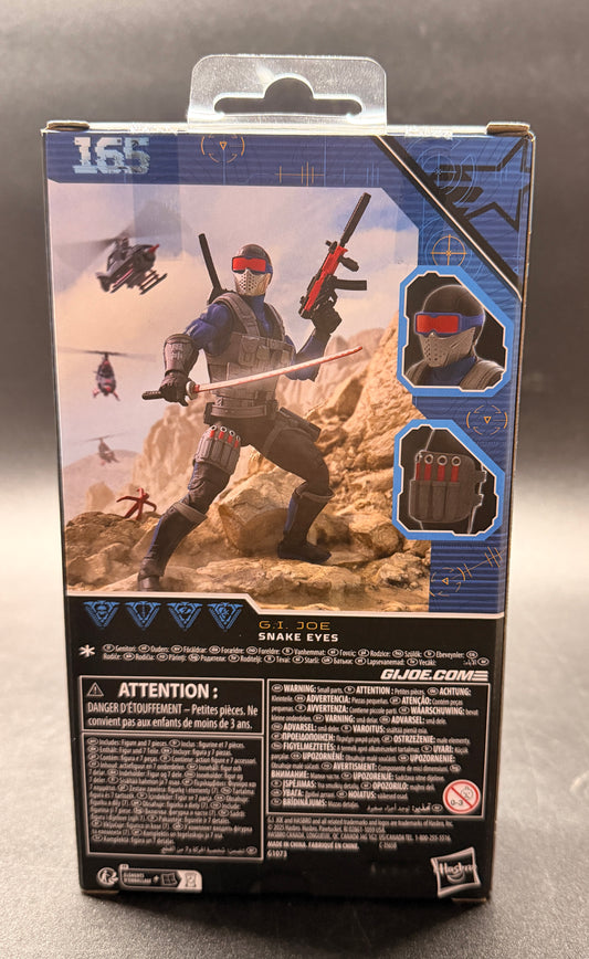 Snake Eyes Hasbro GI JOE Classified #165 Series Figure