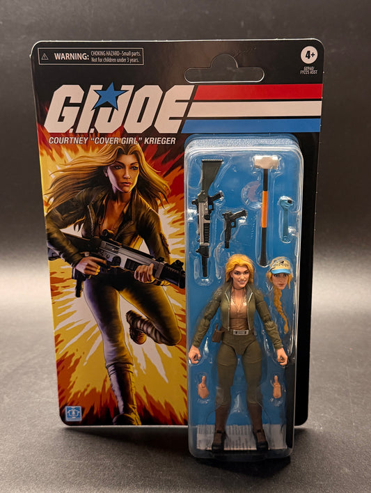 Cover Girl "Courtney Krieger"  GI JOE Classified Retro Card Series Figure
