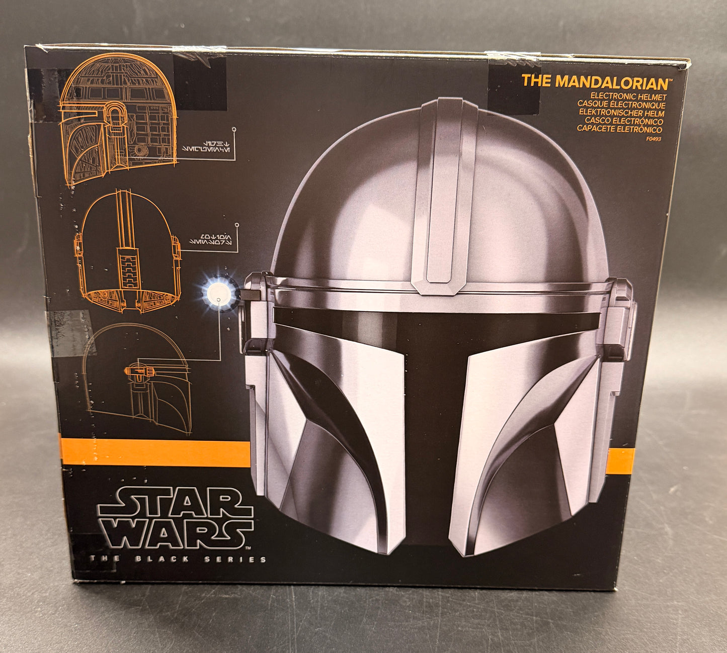 The Mandalorian Black Series The Mandalorian Hasbro Star Wars Electronic Cosplay Helmet