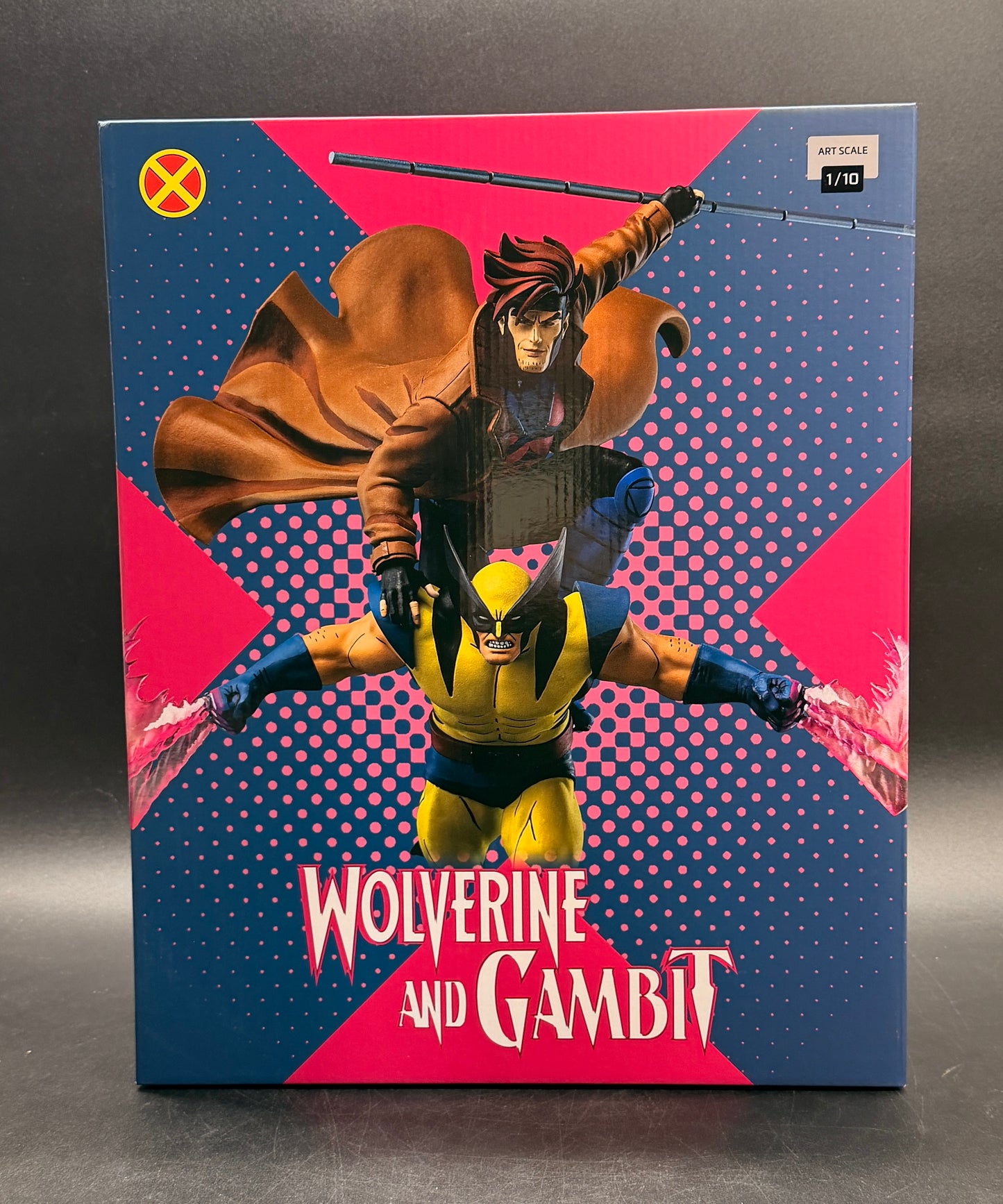 X-Men 97 Gambit and Wolverine Limited Edition Art Scale 1/10 Iron Studios Statue