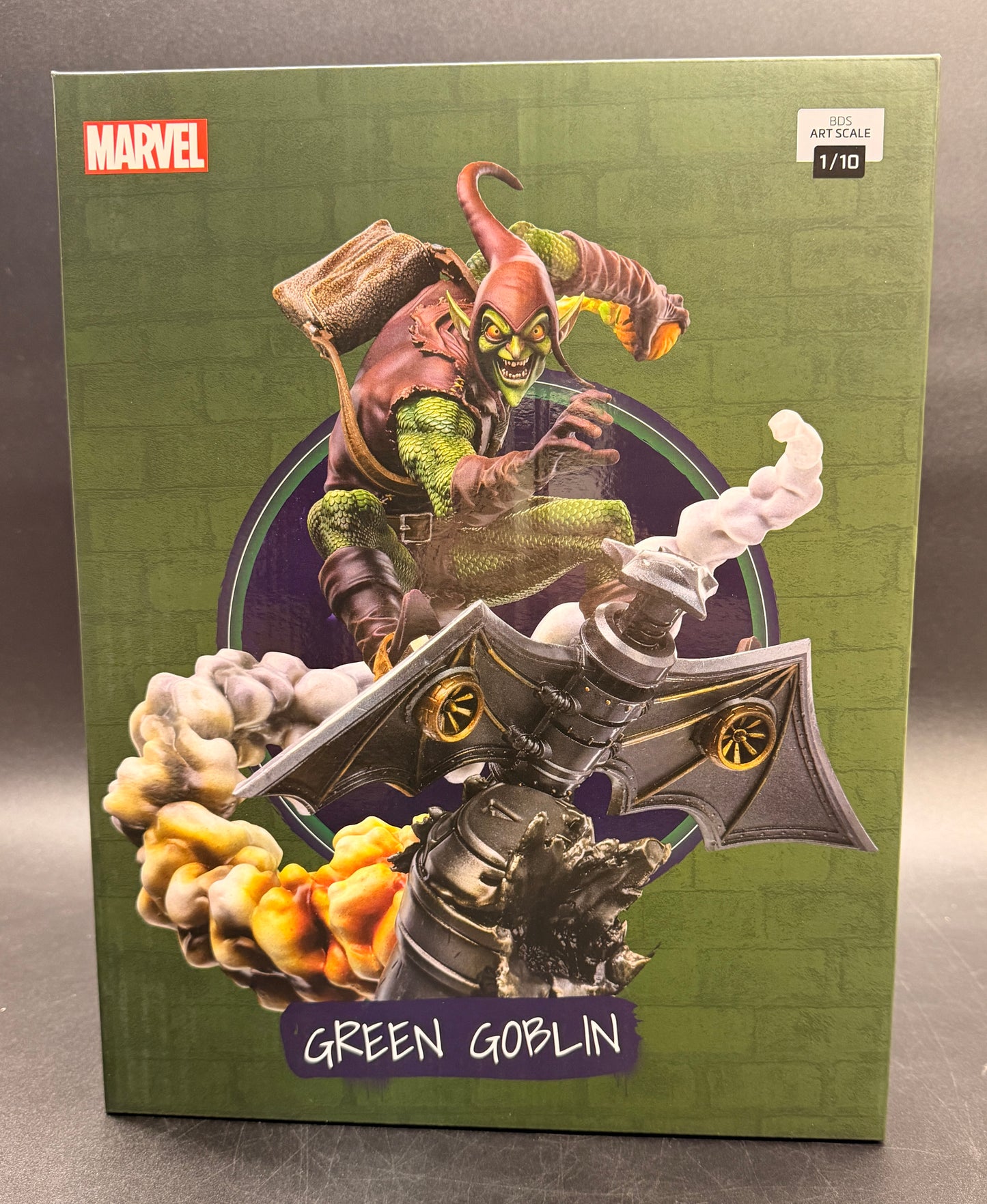 Green Goblin SpiderMan vs Villains Diorama BDS Art Scale 1/10 Iron Studios Statue