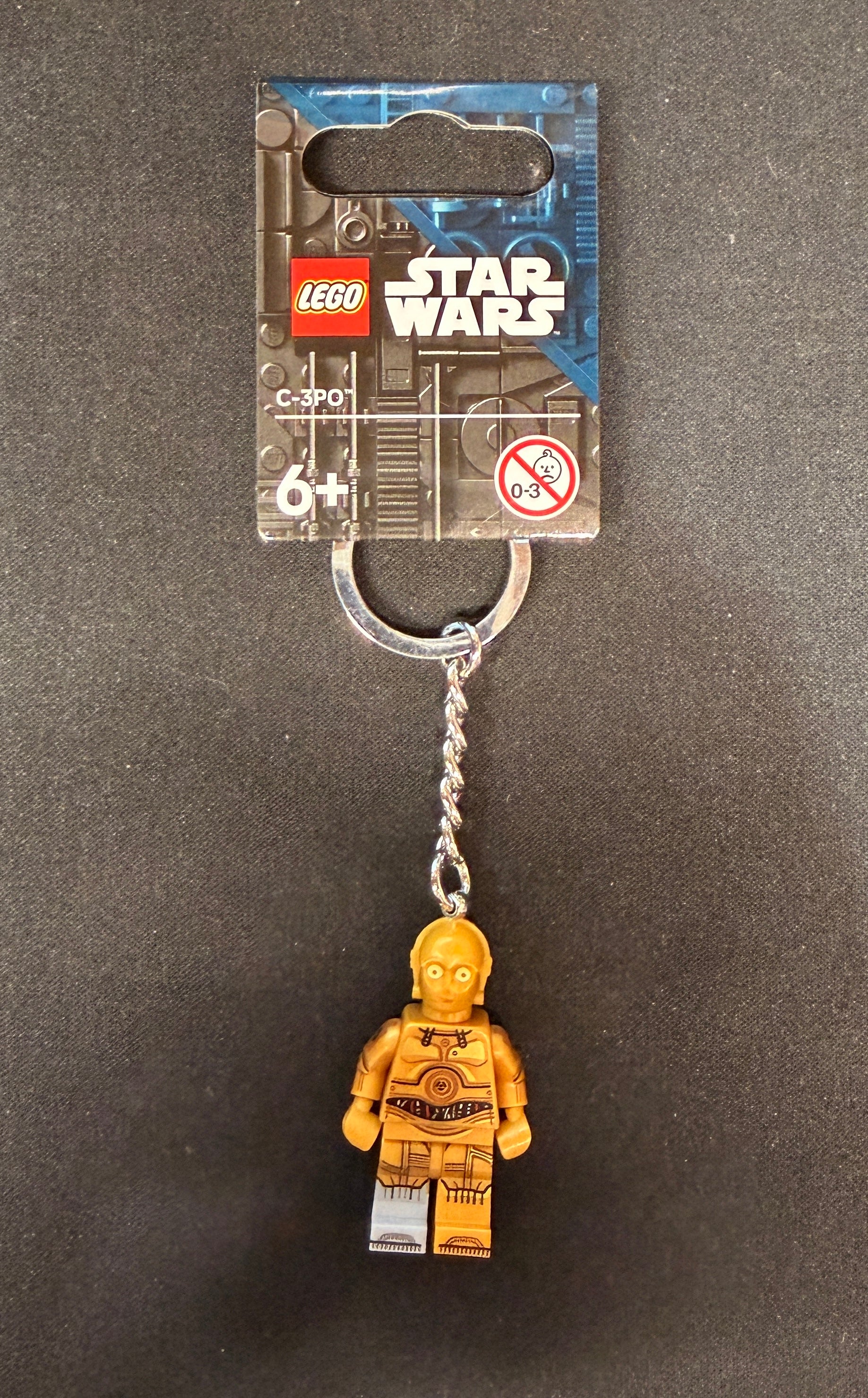 C-3PO Lego minifigure keychain