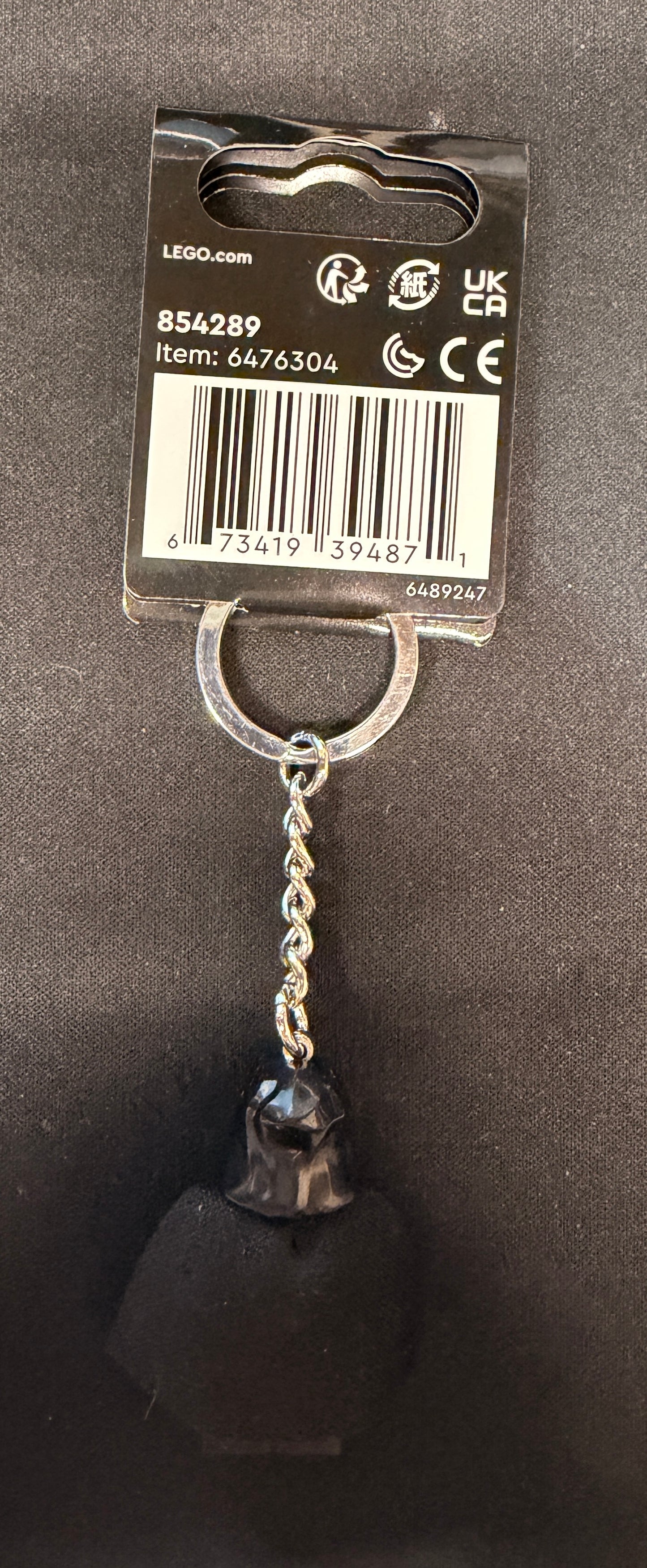 Emperor Palpatine Lego minifigure keychain