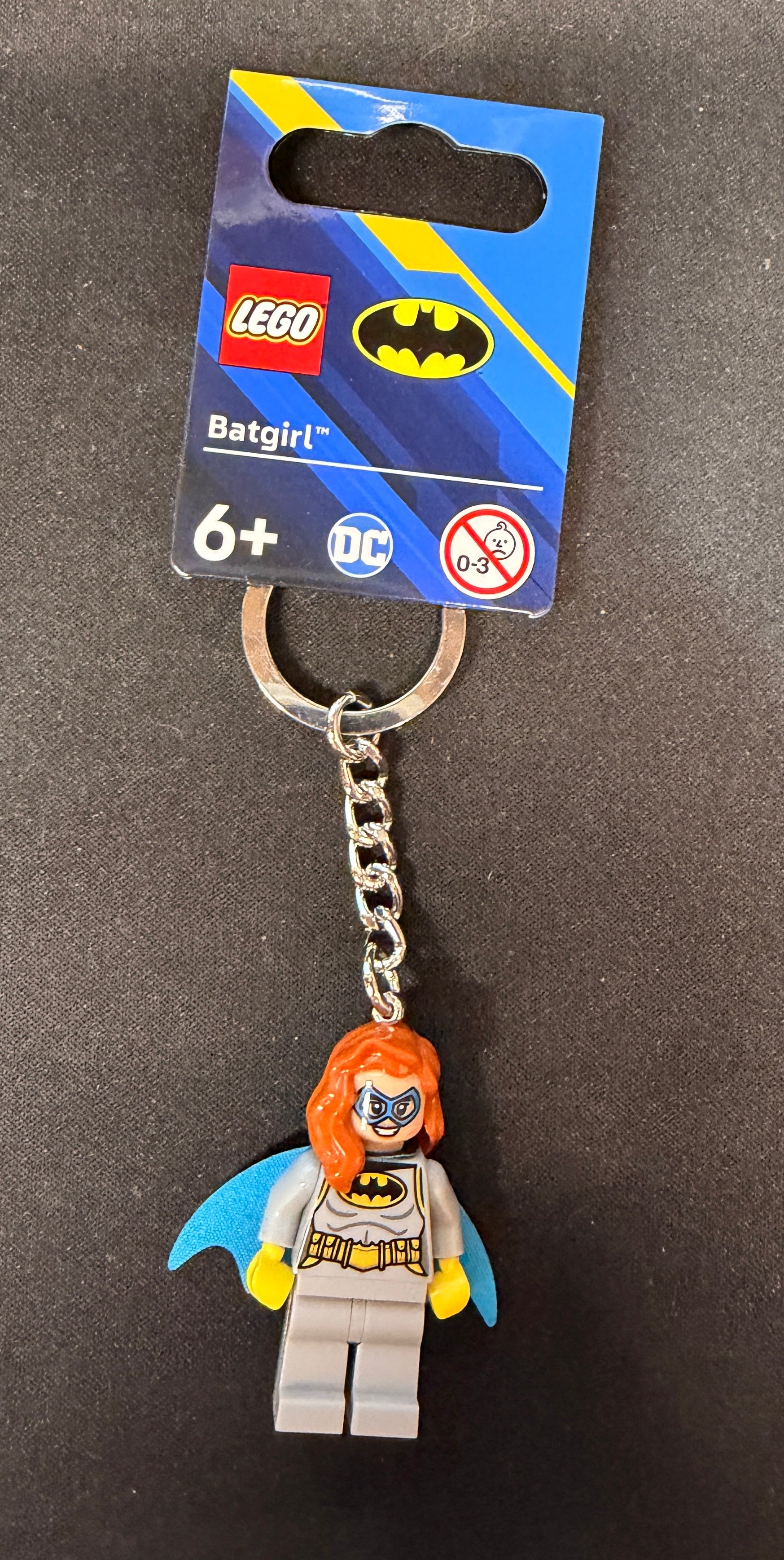 BatGirl Lego minifigure keychain