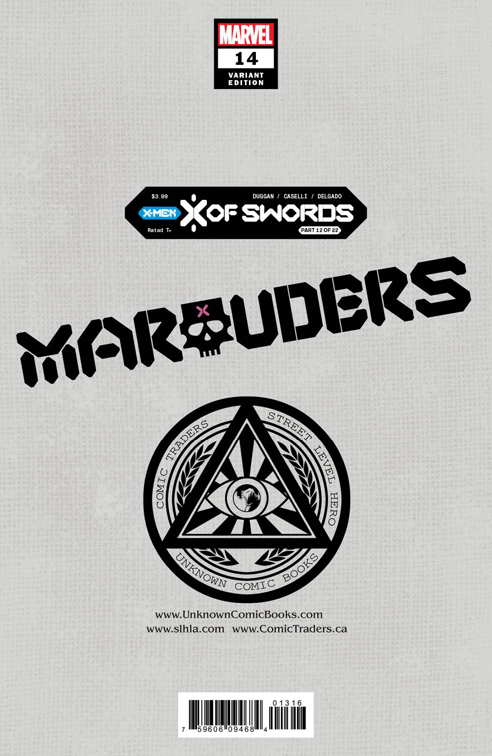 Marauders #14 Unknown Comics David Nakayama Exclusive Var Xos (11/04/2020)