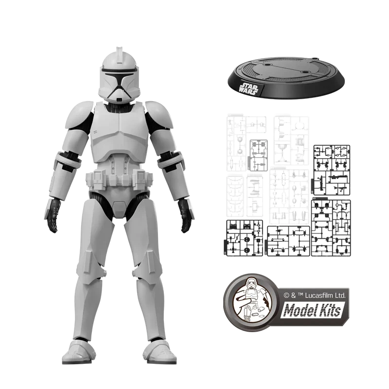 Clone Trooper Star Wars: Attack of the Clones Champion Class Model Kit Blokees 2026