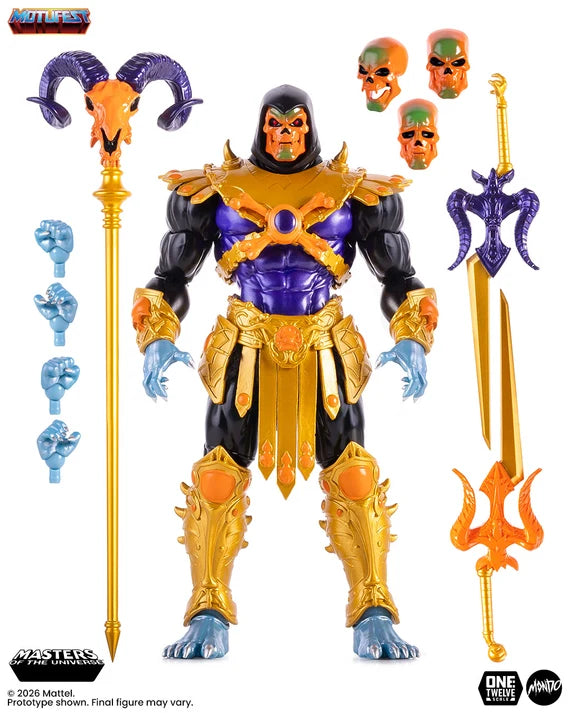 Disco Skeletor Masters of the Universe: 200X Timed Edition 1:12 Scale Action Figure Mondo 2026