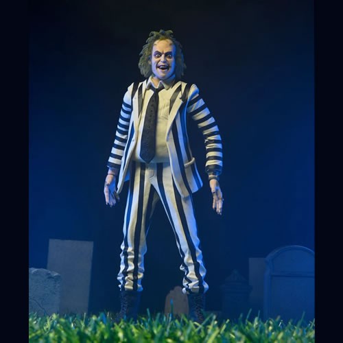 Beetlejuice Talking Striped Suit 1/4th Scale Figure Beetlejuice 1988 Movie