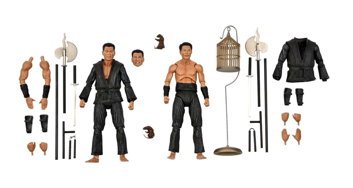 Oroku Saki and Hamato Yoshi (Shadow Warriors) Teenage Mutant Ninja Turtles Action Figure Set NECA 2021