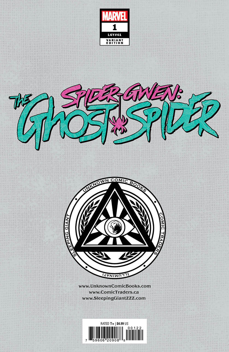 Spider-Gwen: The Ghost-Spider #1 Unknown Comics Nathan Szerdy Exclusive Virgin Var (05/22/2024)