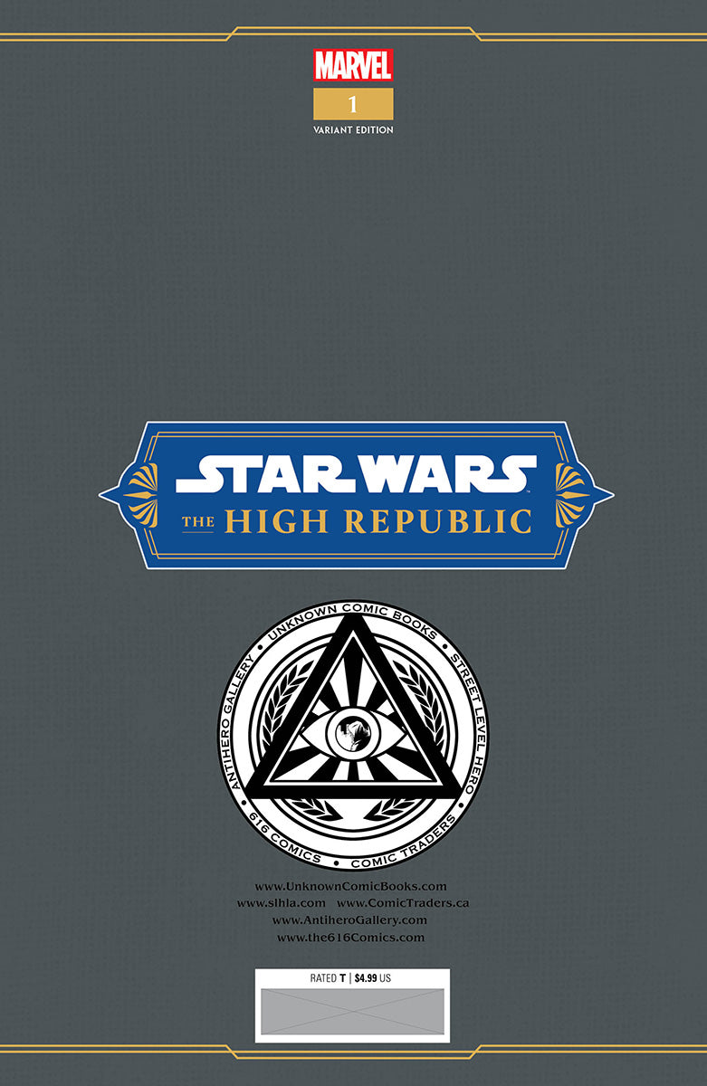 STAR WARS: THE HIGH REPUBLIC #1 UNKNOWN COMICS TYLER KIRKHAM EXCLUSIVE VAR (10/12/2022)