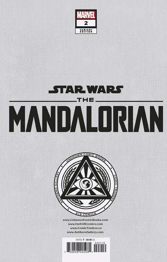 Star Wars: The Mandalorian Season 2 #2 Unknown Comics Tyler Kirkham Exclusive Var (07/26/2023)