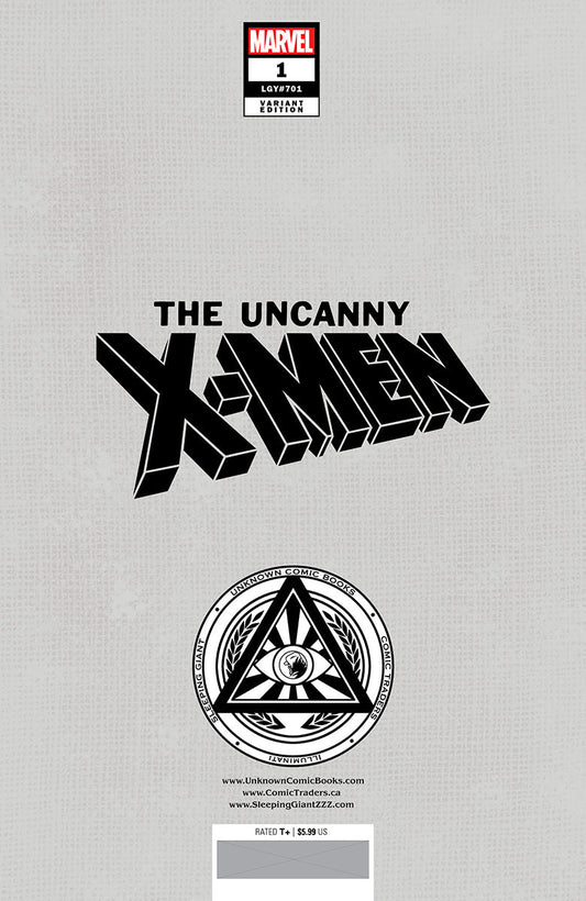UNCANNY X-MEN #1 UNKNOWN COMICS NATHAN SZERDY EXCLUSIVE VIRGIN VAR (08/07/2024)
