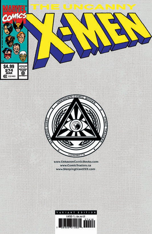 Uncanny X-Men #274 Facsimile Unknown Comics Tyler Kirkham Exclusive Var (09/04/2024)