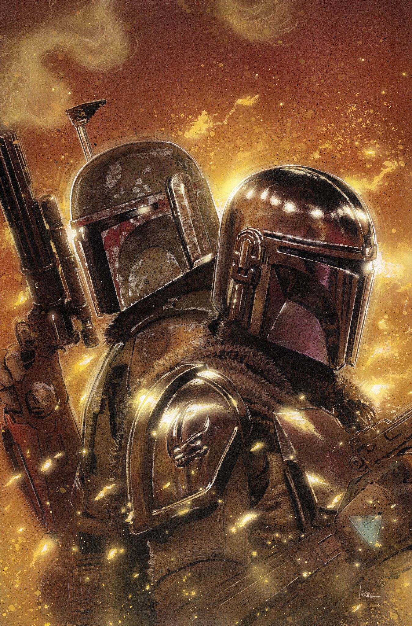 [2 Pack] Star Wars: The Mandalorian Season 2 #6 Unknown Comics Kaare Andrews Exclusive Var (11/15/2023)