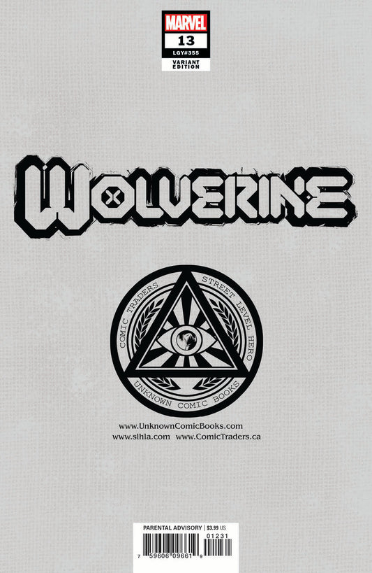 WOLVERINE #13 UNKNOWN COMICS LUCAS WERNECK EXCLUSIVE VIRGIN VAR GALA (06/23/2021)