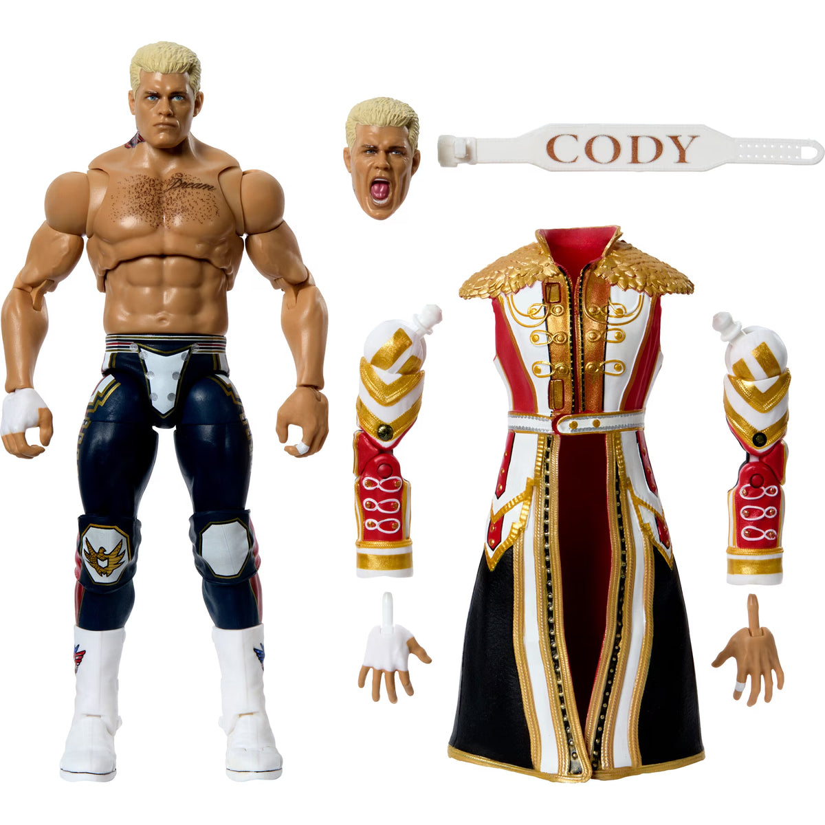 Cody Rhodes The American Nightmare WWE: Ultimate Edition Action Figure Mattel 2024