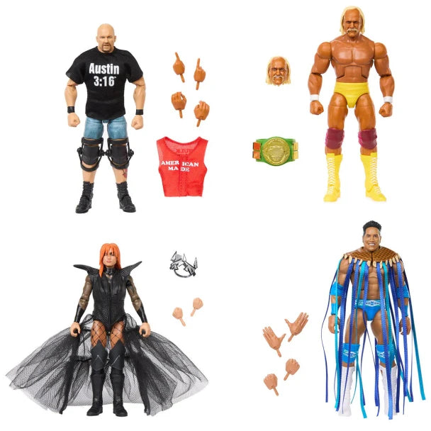 Then Now Forever Together WWE Elite Collection Action Figure Set Mattel 2023
