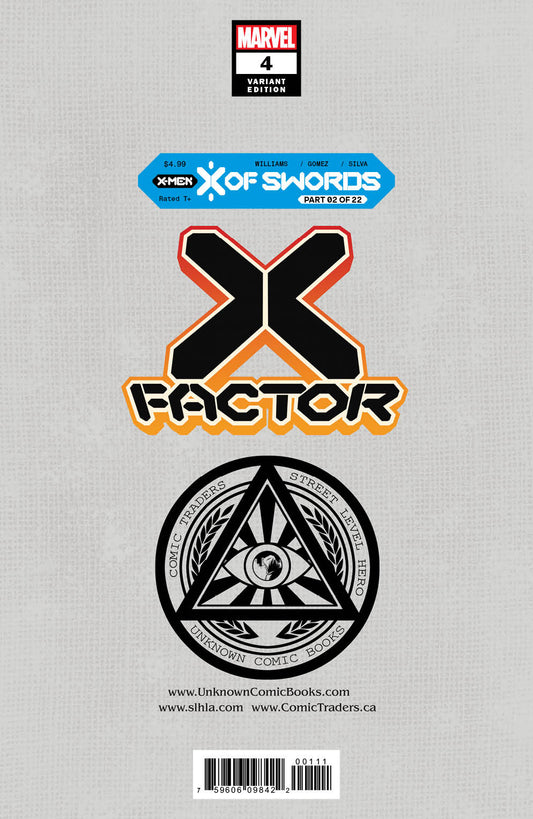 X-FACTOR #4 UNKNOWN COMICS LUCAS WERNECK EXCLUSIVE VIRGIN VAR XOS (09/30/2020)