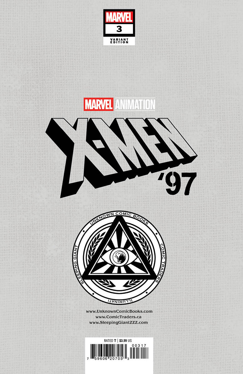 [2 Pack] X-Men '97 #3 Unknown Comics Tyler Kirkham Exclusive Var [Fhx] (05/22/2024)