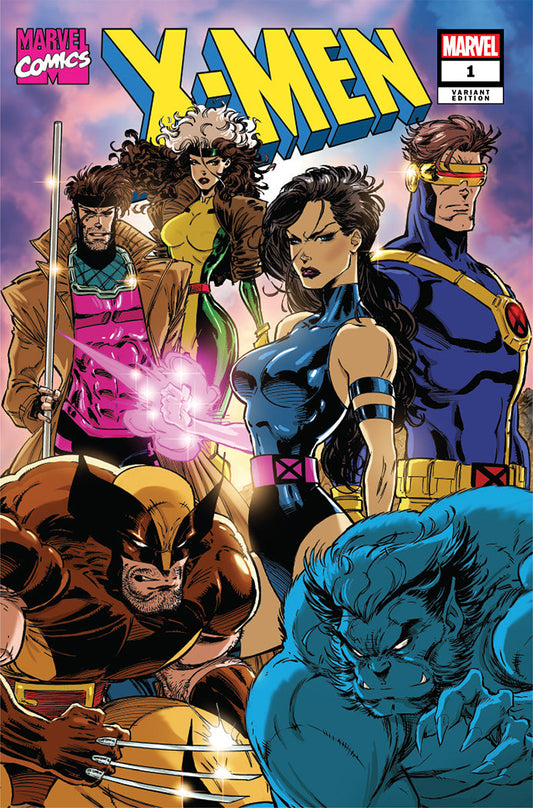 [FOIL] X-Men #1 (1991) Facsimile Unknown Comic Kaare Andrews MEGACON 2025 Exclusive Blue Team PREMIUM Var (02/05/2025)