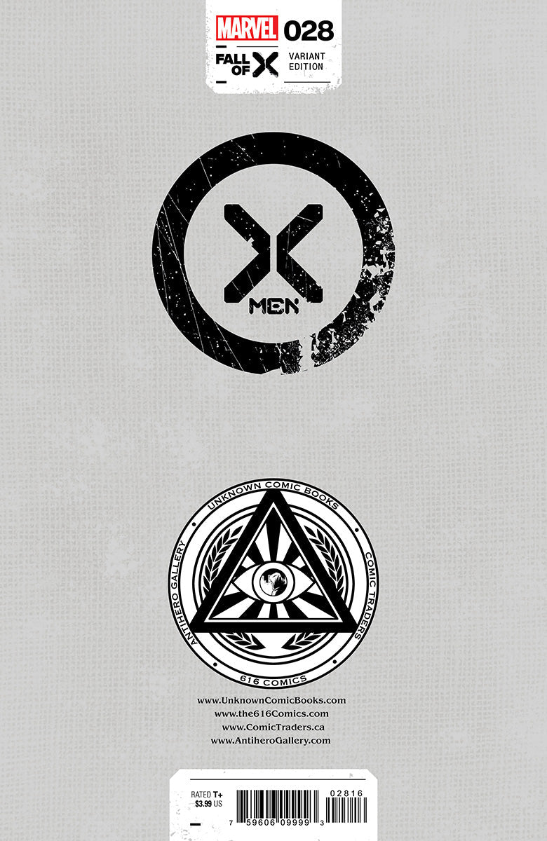 [2 Pack] X-Men #28 [Fall] Unknown Comics Dell’Otto Exclusive Var (11/01/2023)