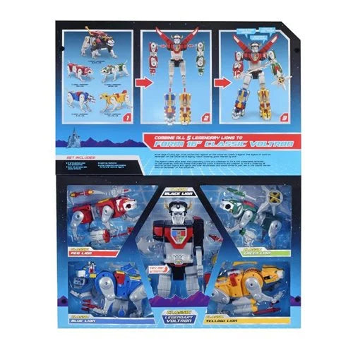 Voltron: Defender of the Universe 40th Anniversary Classic Legendary Voltron 16" Action Figure