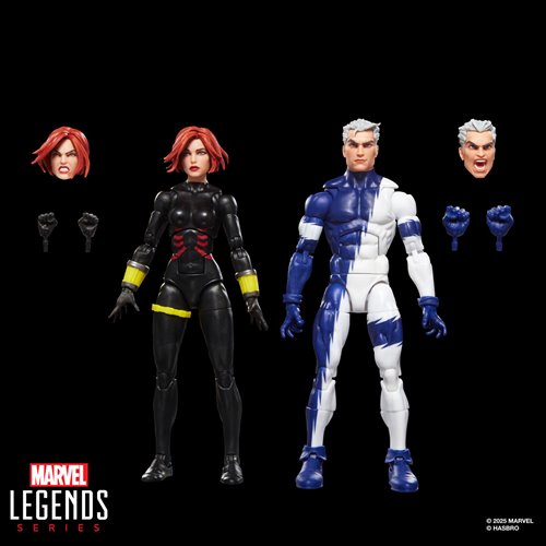 "Black Widow & Quicksilver" (Earth's Mightiest Heroes: Avengers) 6 in. Action Figure Set Marvel Legends Hasbro 2025