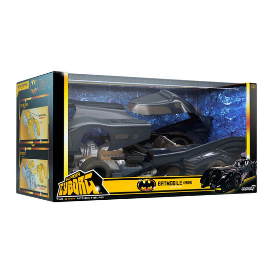 "Batmobile 1989" (Removable Panels) Batman 1989 Vehicle Super Cyborg Super7