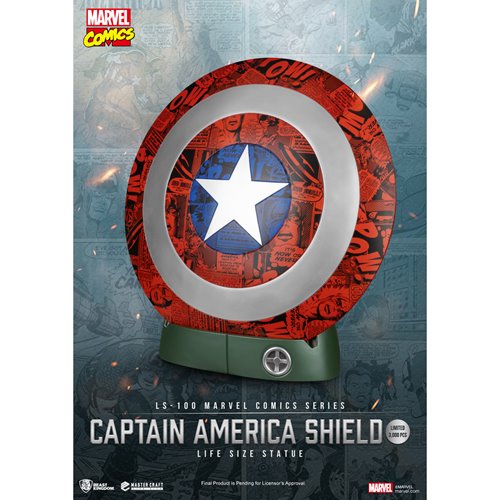 Captain America 1:1 Scale Shield LS-100 Master Craft Statue Beast Kingdom