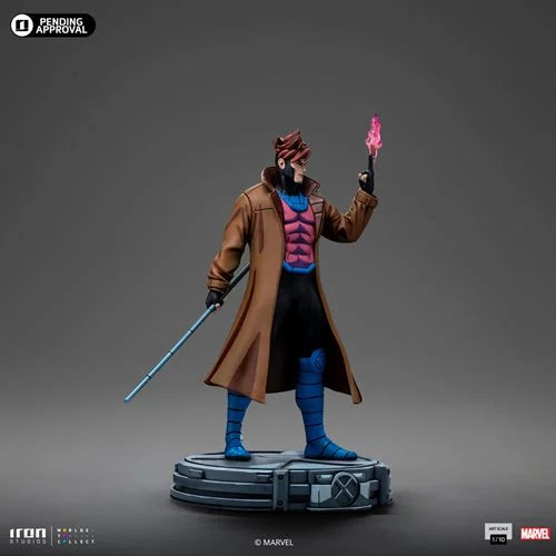 Gambit X-Men 97 1:10 Art Scale Statue Iron Studios Statue Marvel