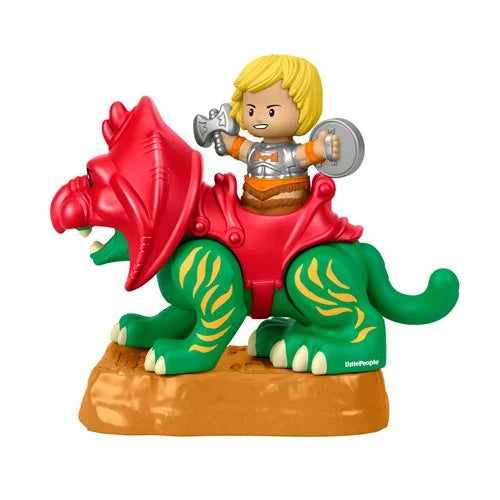 He-Man & Battle Cat Masters of the Universe Little People Collector Action Figure Set Fisher-Price Mattel 2026